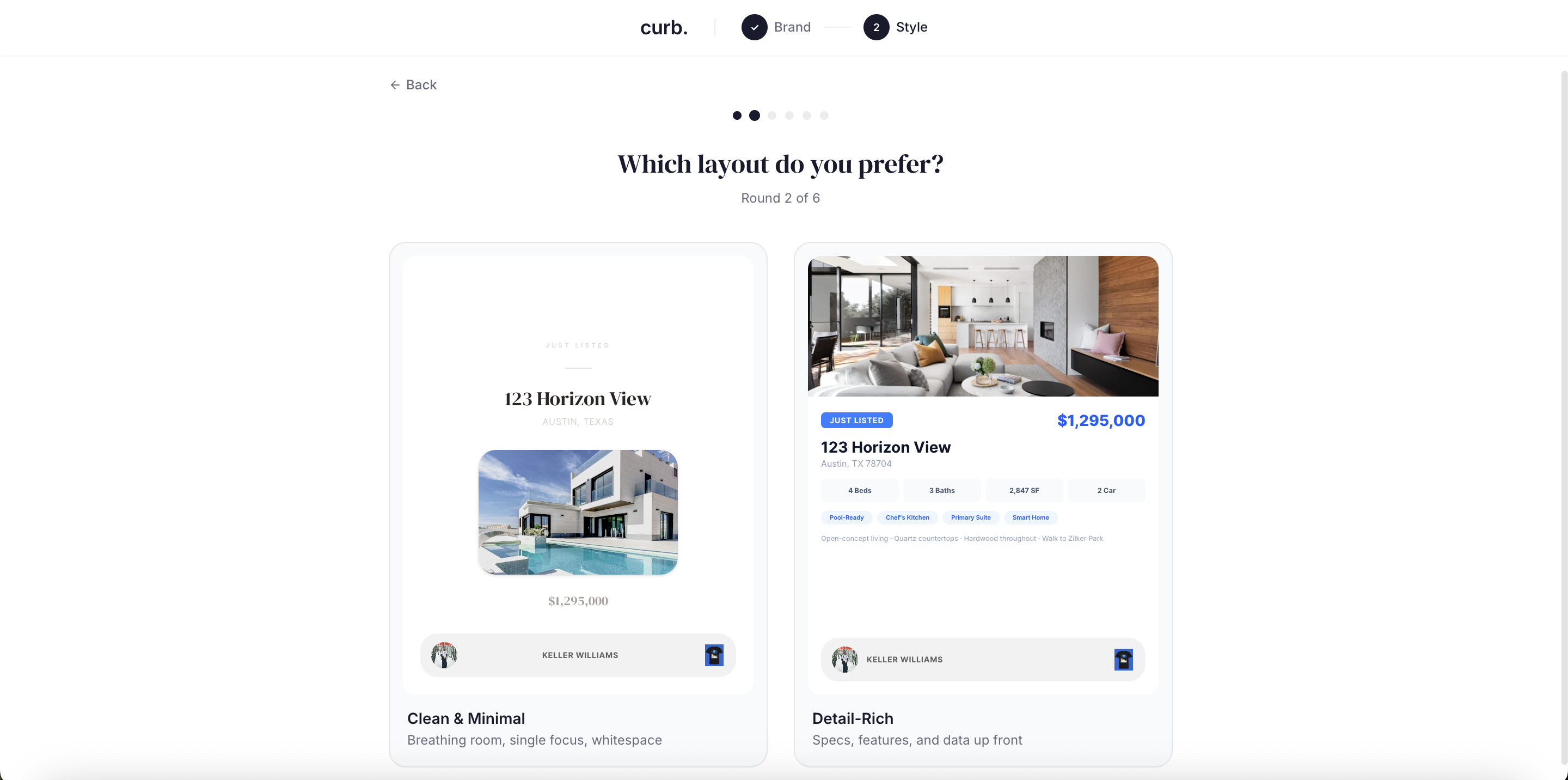 Brand setup — step 2